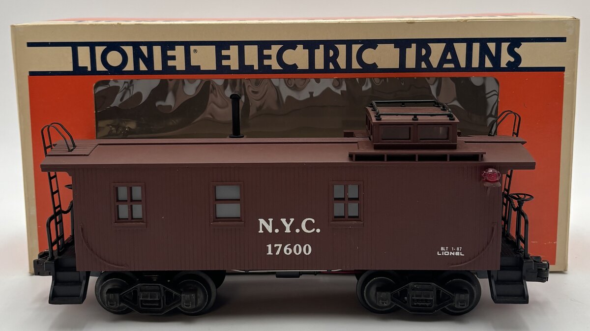 Lionel 6-17600 O Gauge New York Central Woodside Illuminated Caboose #17600 EX/Box