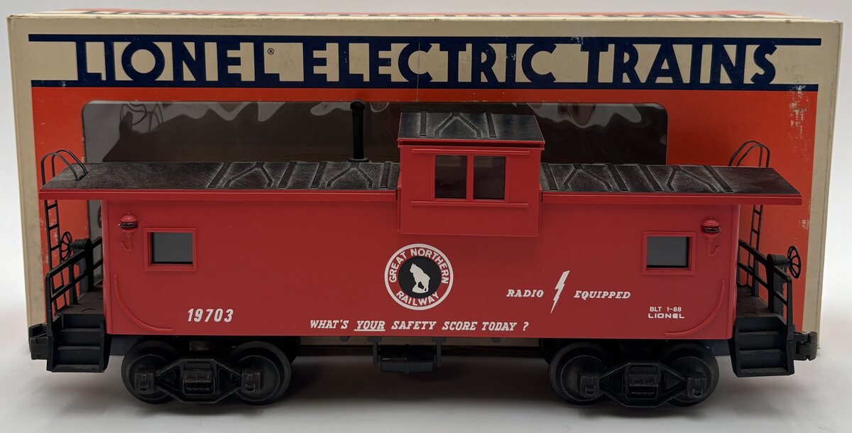 Lionel 6-19703 O Gauge Great Northern Extended Vision Caboose #19703 EX/Box