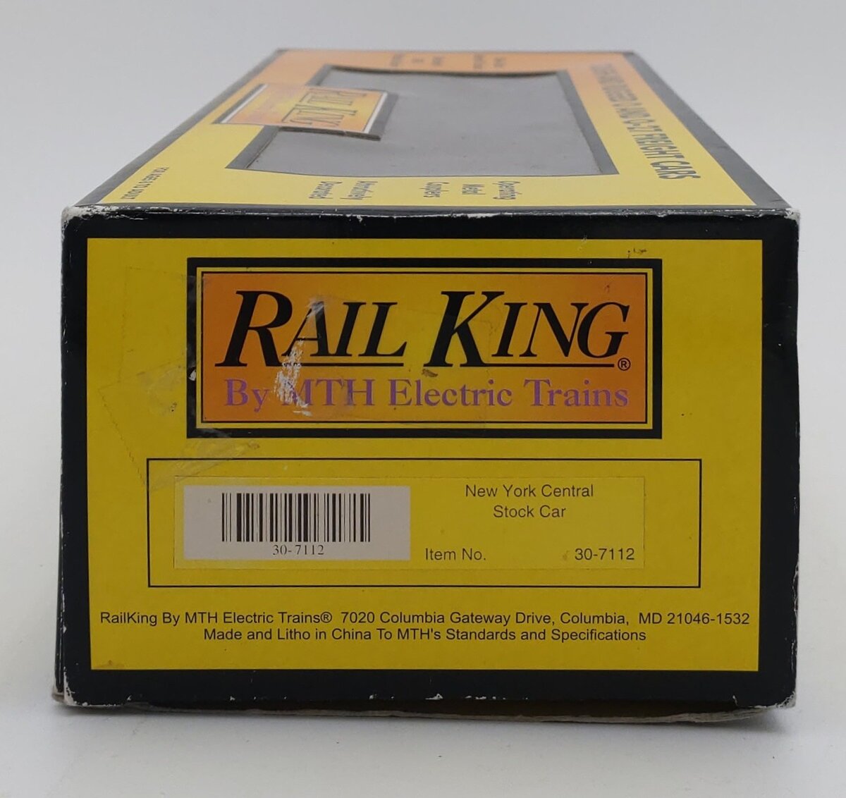 MTH 30-7112 O Gauge New York Central Pacemaker Stock Car #74105 LN/Box