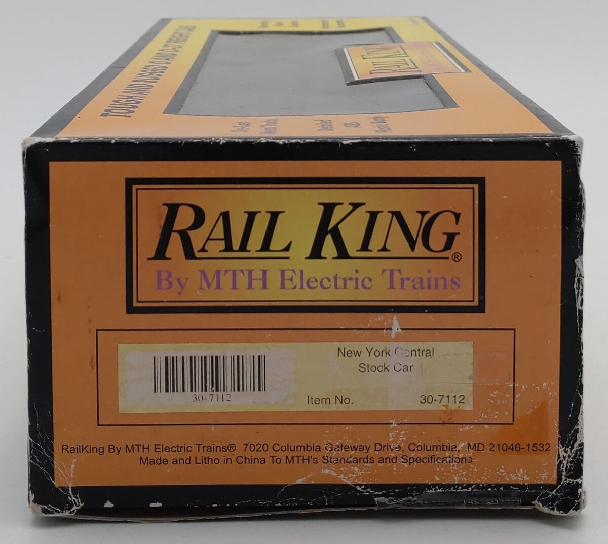 MTH 30-7112 O Gauge New York Central Pacemaker Stock Car #74105 LN/Box