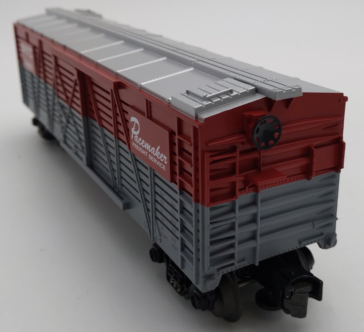 MTH 30-7112 O Gauge New York Central Pacemaker Stock Car #74105 LN/Box