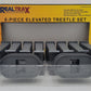 MTH 40-1034 O RealTrax Elevated Trestle Set (Pack of 8) LN/Box