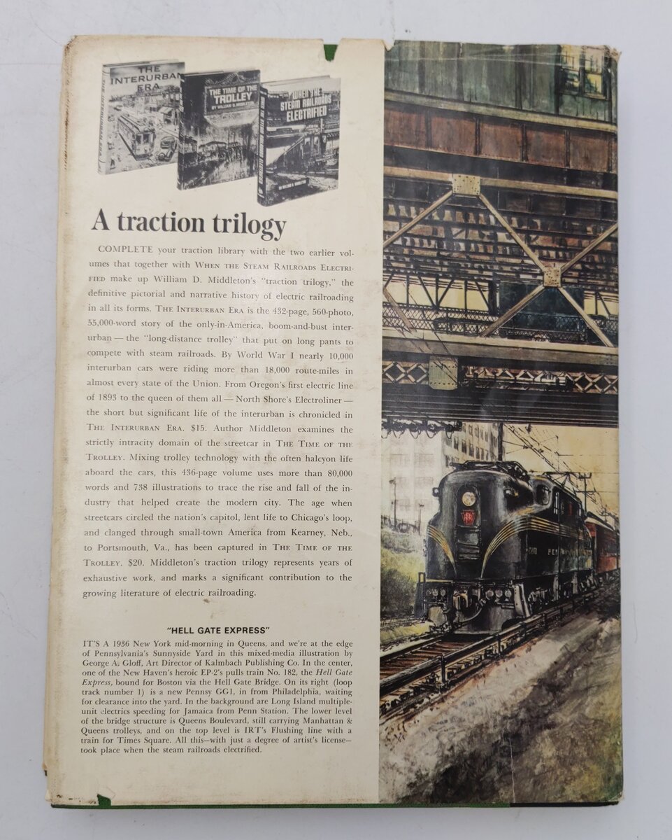 When The Steam Railroads Electrified Hardcover Book By William D. Middleton VG