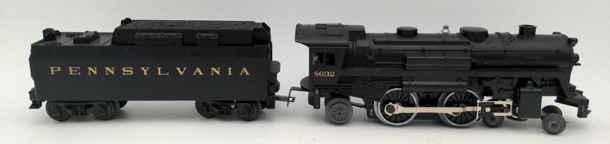 Lionel 6-18632 O Gauge Pennsylvania 4-4-2 Steam Locomotive & Tender #8632 EX