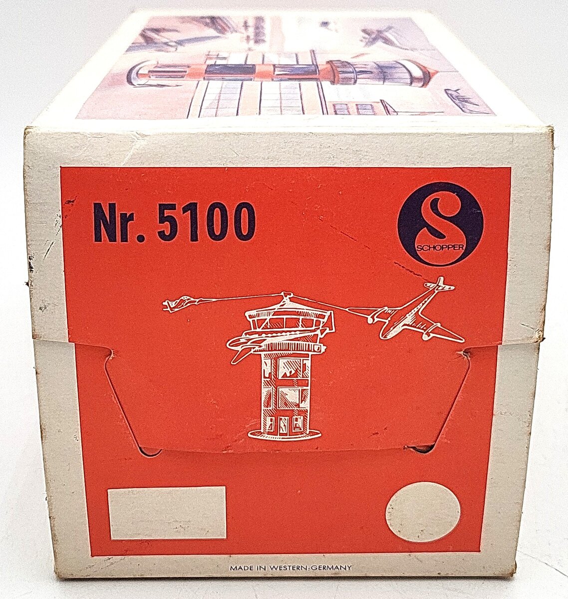 Schopper Nr. 5100 Airport Traffic Control Tower Carousel EX/Box