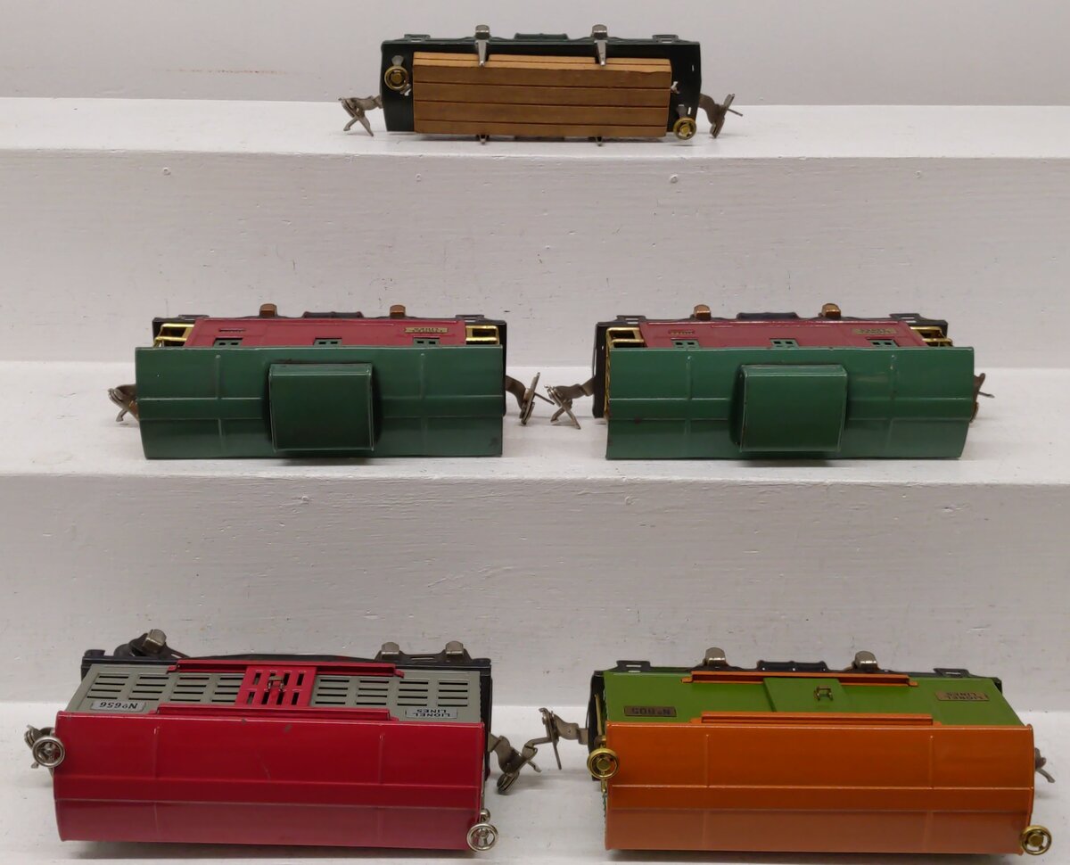 Lionel Vintage O Lionel Lines Tinplate Freight Cars 656, 805, 807, 831 [5]