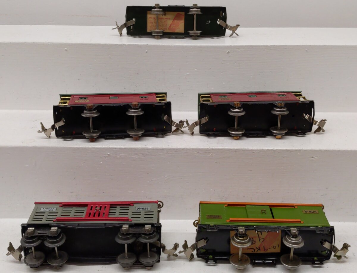 Lionel Vintage O Lionel Lines Tinplate Freight Cars 656, 805, 807, 831 [5]