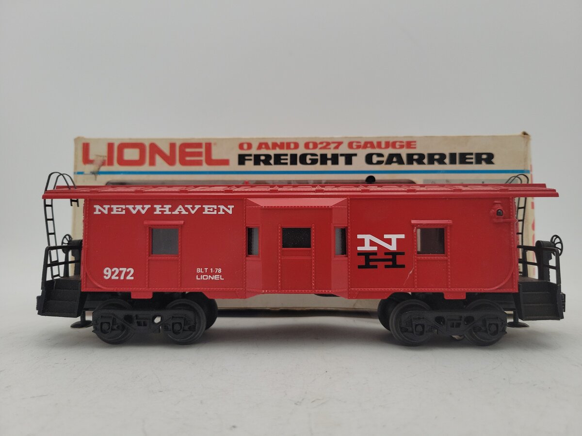 Lionel 6-9272 O Gauge New Haven Bay Window Lighted Caboose VG/Box