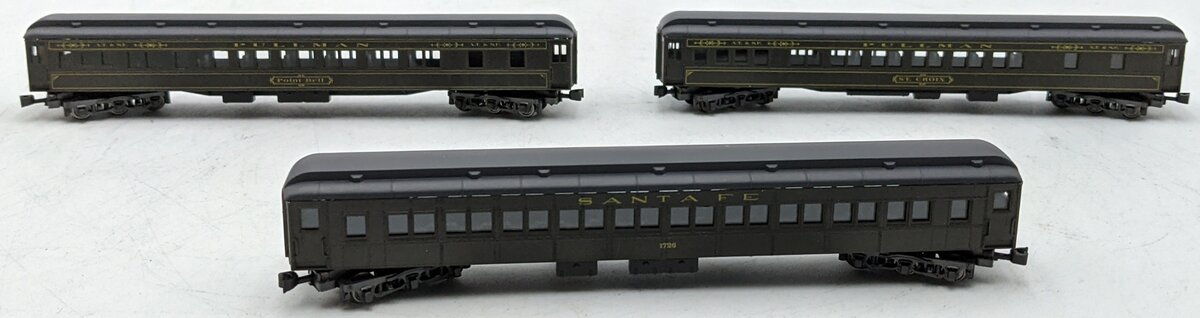 Rivarossi 0526 Santa Fe N Scale 3-Car Passenger Set LN/Box