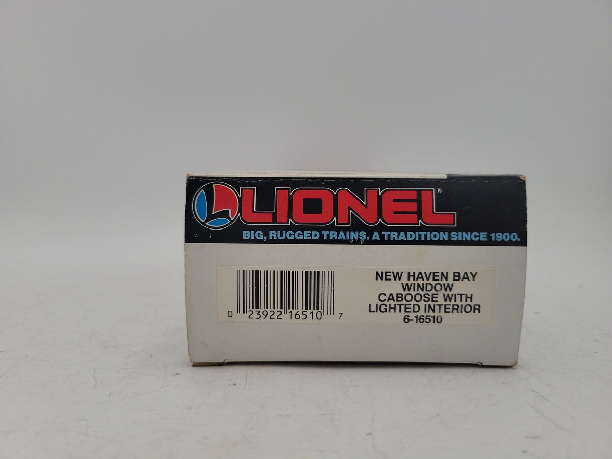 Lionel 6-16510 O New Haven Bay Window Caboose with Lighted Interior #16510 EX/Box