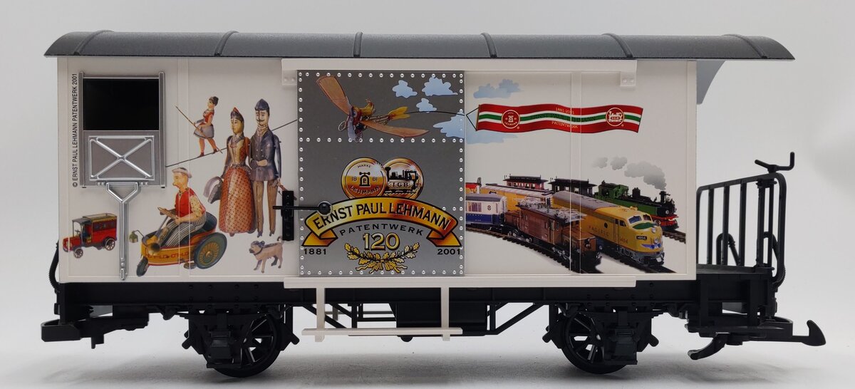 LGB 47280 G Scale 120th Anniversary Ernst Paul Lehmann Boxcar EX/Box