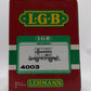 LGB 4003 G Scale Flatcar w/Schiesser Container EX/Box
