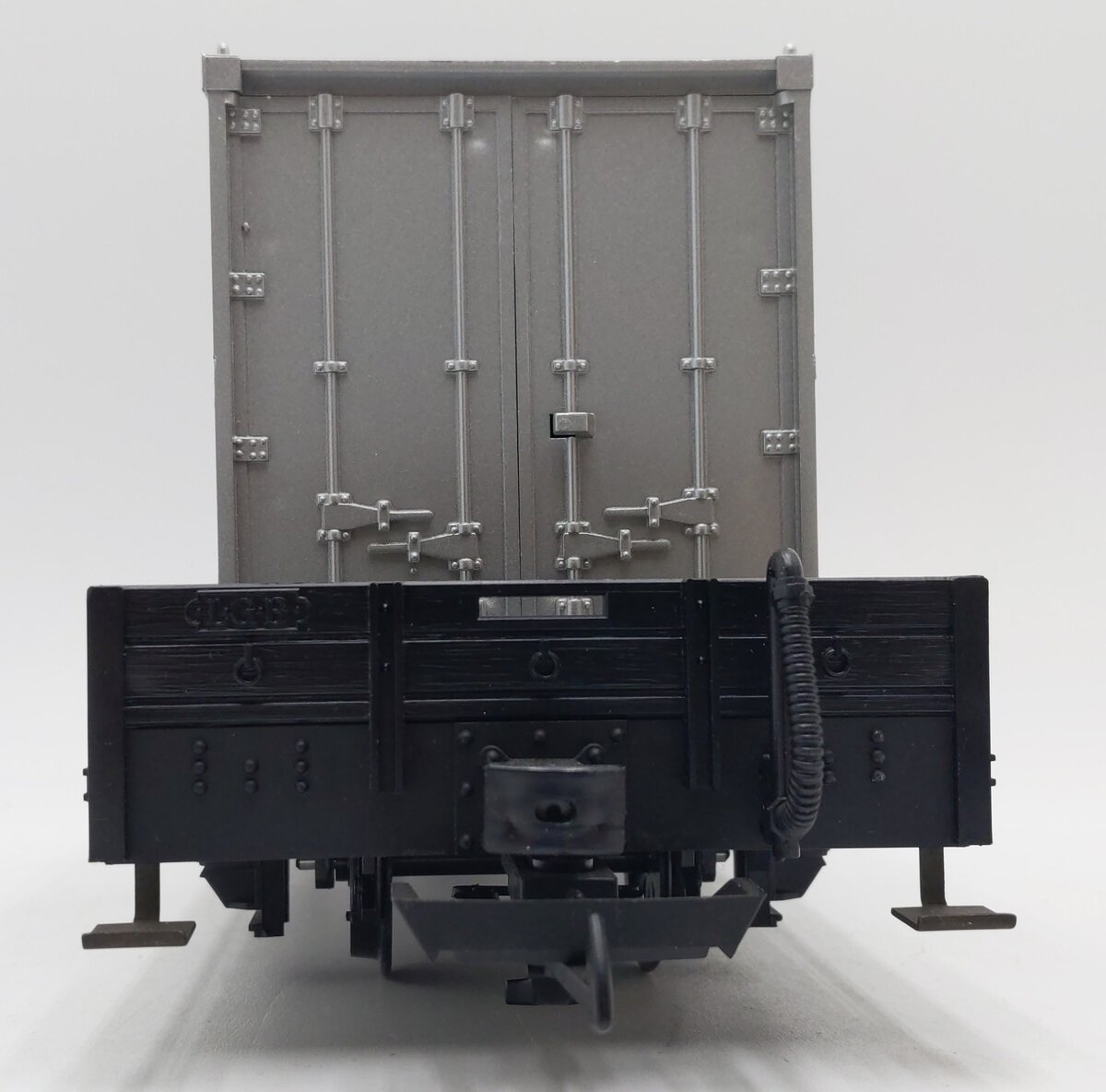 LGB 4003 G Scale Flatcar w/Schiesser Container EX/Box