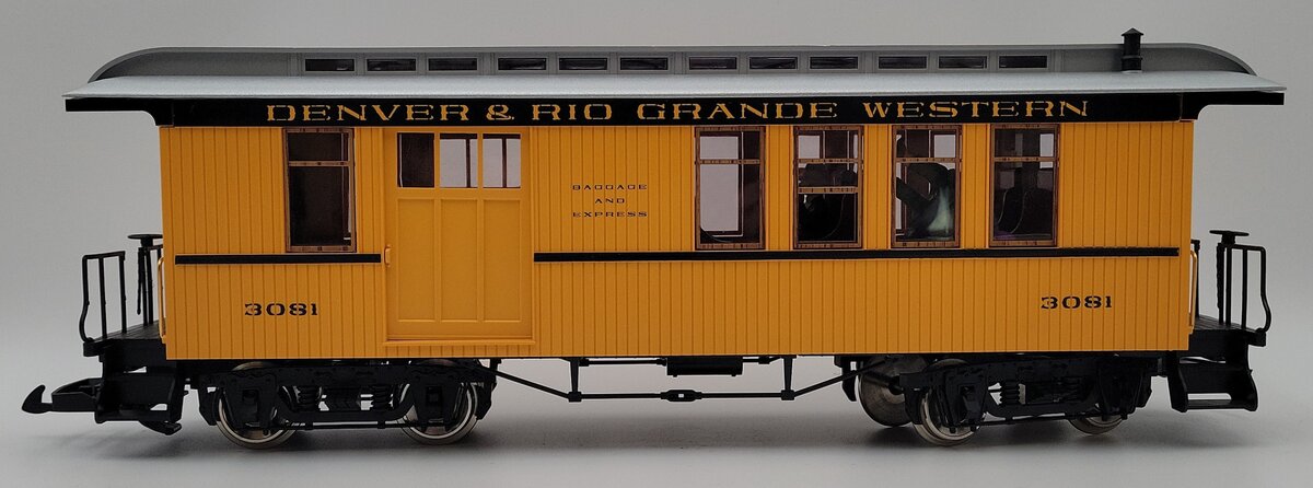LGB 3081 Denver & Rio Grande Western Passenger Car - Metal Wheels LN/Box