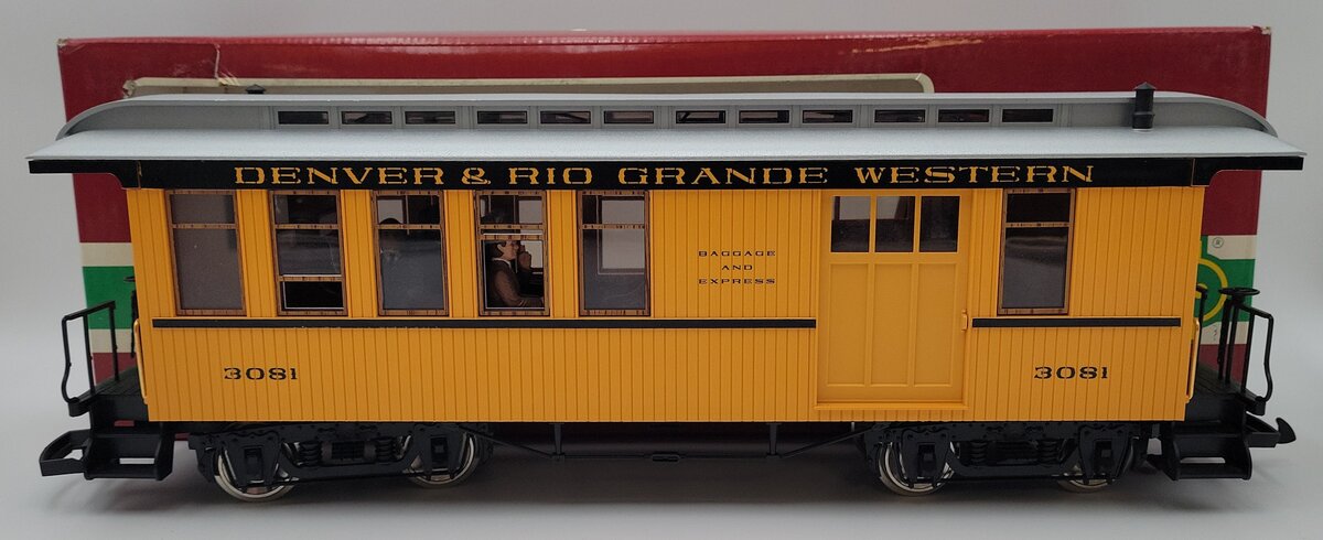 LGB 3081 Denver & Rio Grande Western Passenger Car - Metal Wheels LN/Box