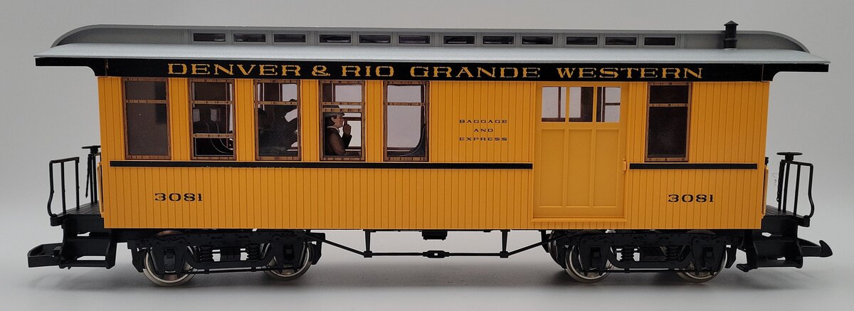 LGB 3081 Denver & Rio Grande Western Passenger Car - Metal Wheels LN/Box