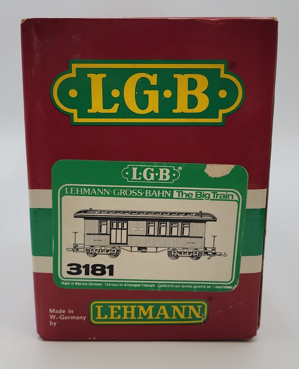 LGB 3181 G Denver, South Park & Pacific Passenger Car #3181 EX/Box