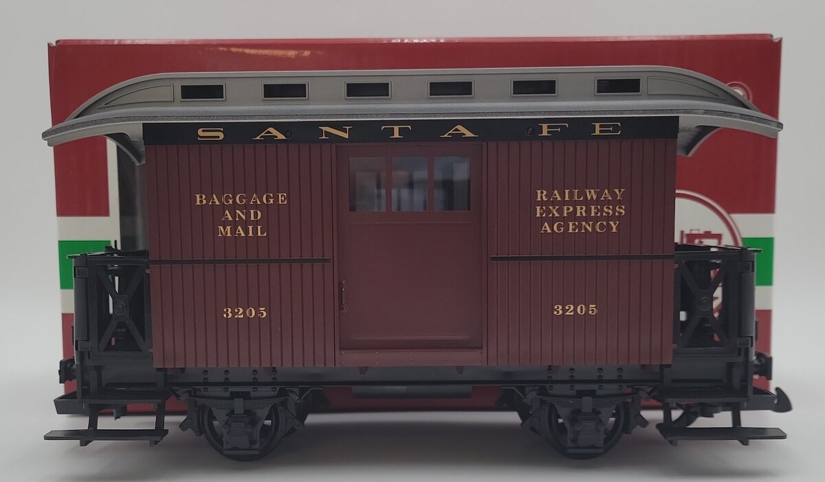 LGB 32050 G Scale Santa Fe Baggage Car EX/Box