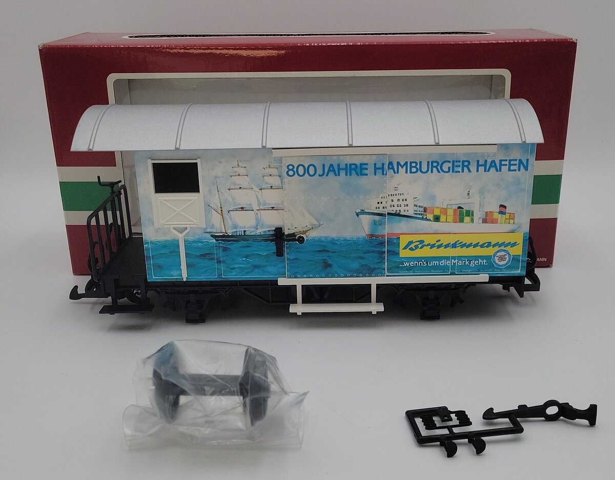 LGB 4028 G Scale Jahre Hamburger Hafen Boxcar #800 NIB