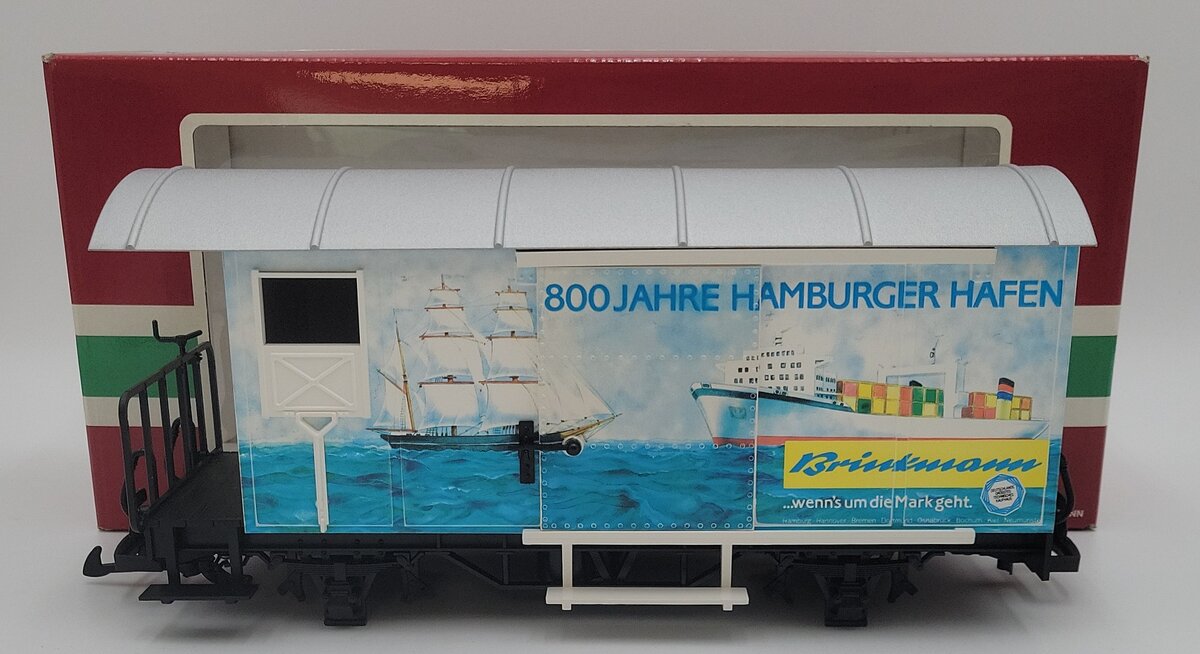 LGB 4028 G Scale Jahre Hamburger Hafen Boxcar #800 NIB
