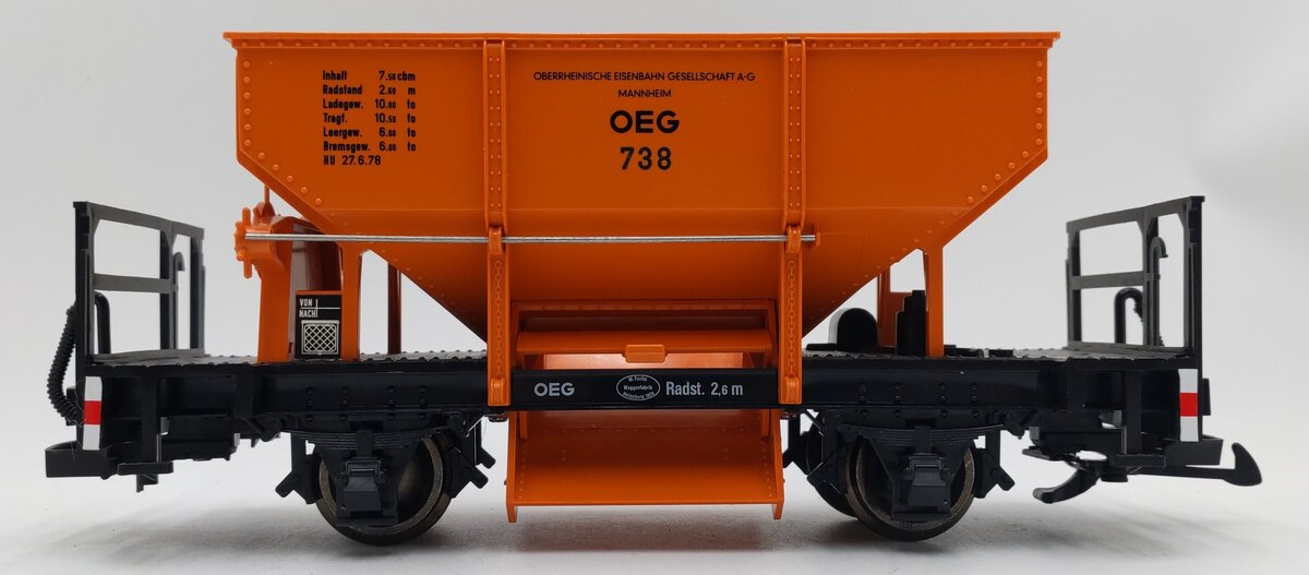 LGB 4041-8 G Scale OEG Ballast Car #738 EX
