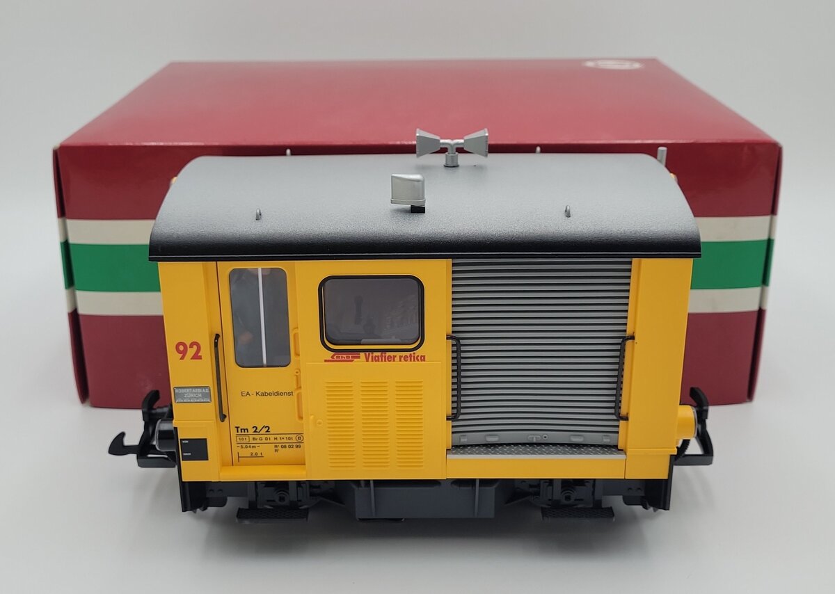 LGB 27410 G Scale RhB Tractor Locomotive #92 LN/Box