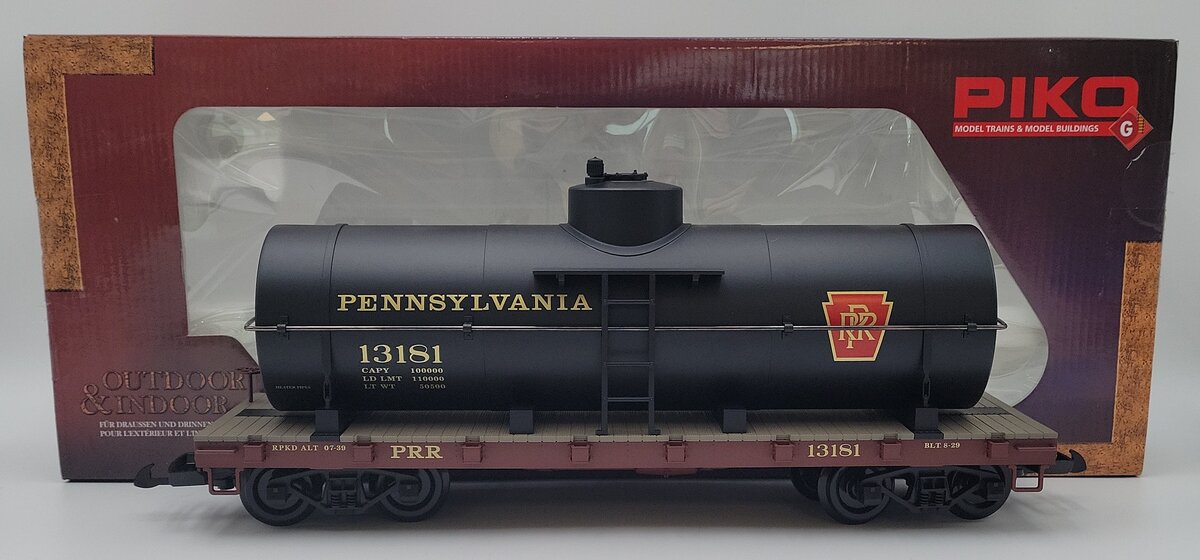Piko 38705 G Scale Pennsylvania Tank Car #13181 LN/Box