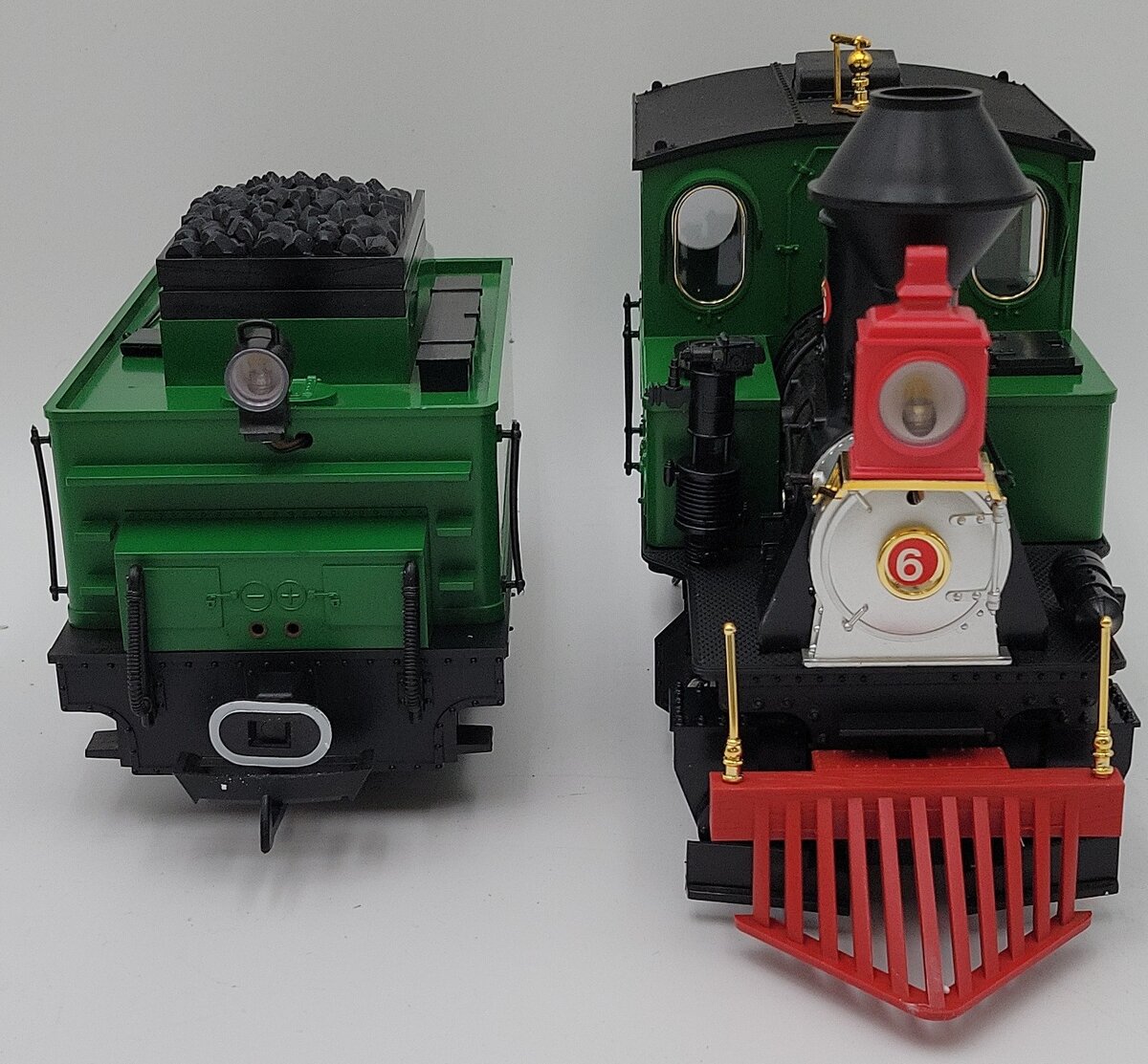 LGB 2017D G Gauge Green 0-4-0 Steam Locomotive with Motorized Tender EX/Box