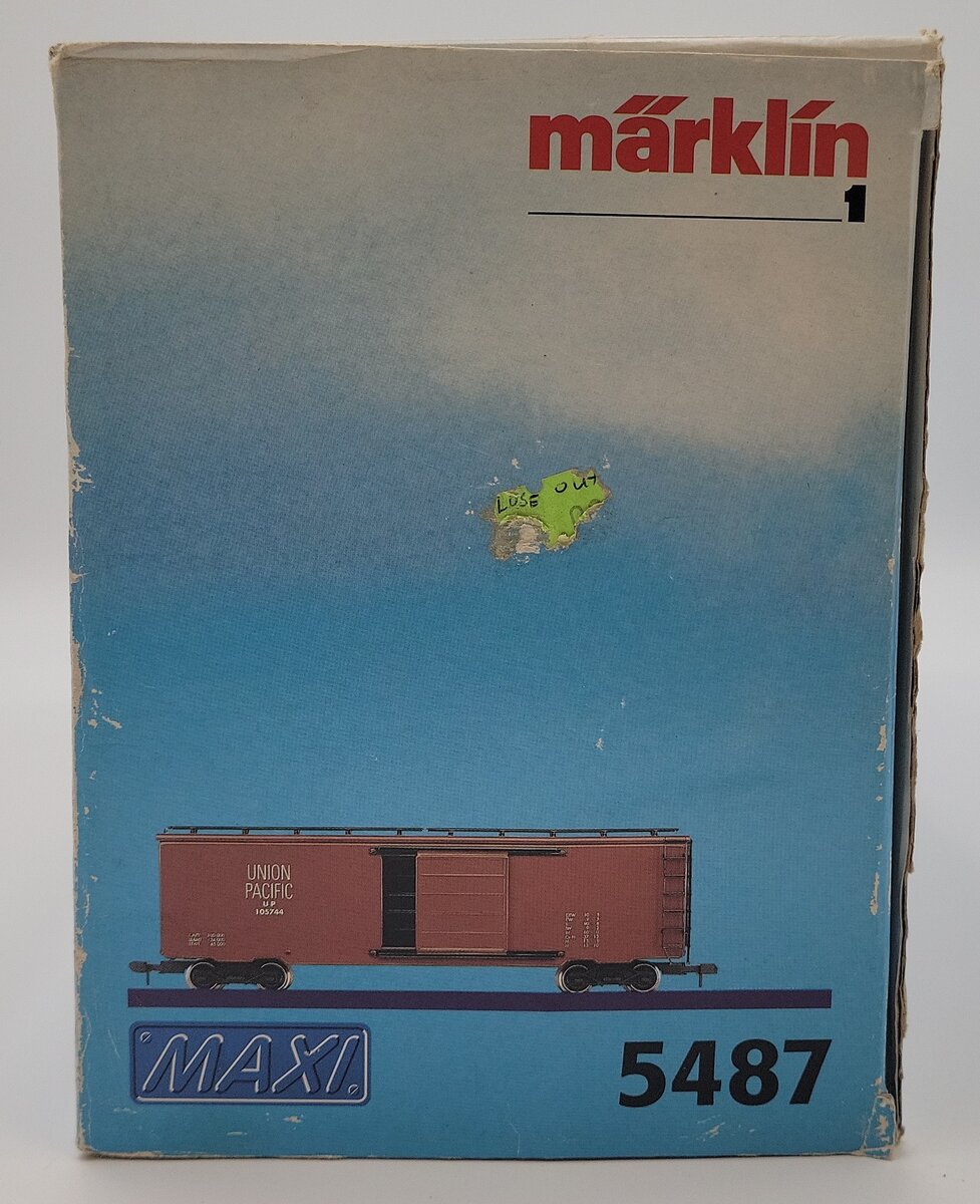 Marklin 5487 G Scale Union Pacific Boxcar EX/Box