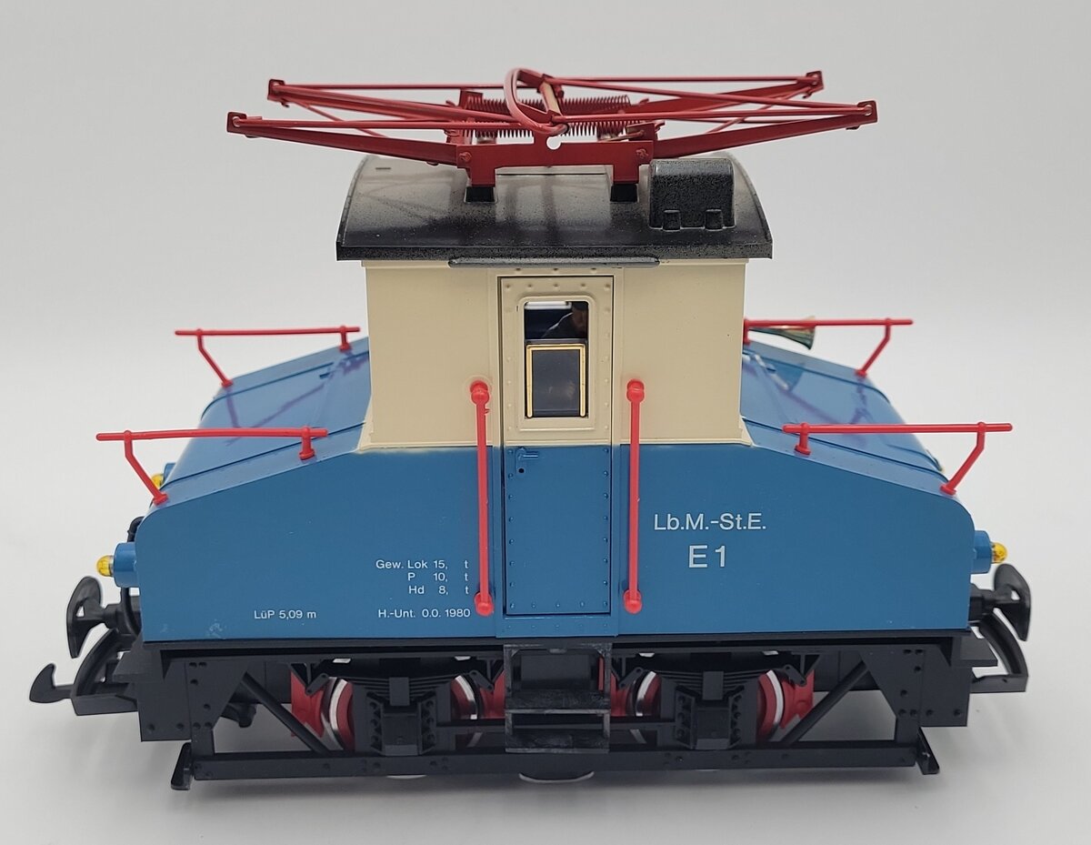 LGB 2030E G Scale Blue Steeple Cab Electric Locomotive LN/Box