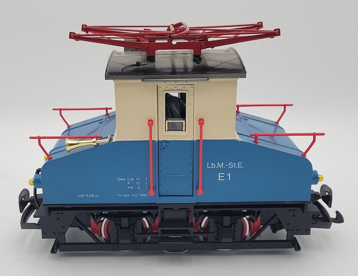 LGB 2030E G Scale Blue Steeple Cab Electric Locomotive LN/Box