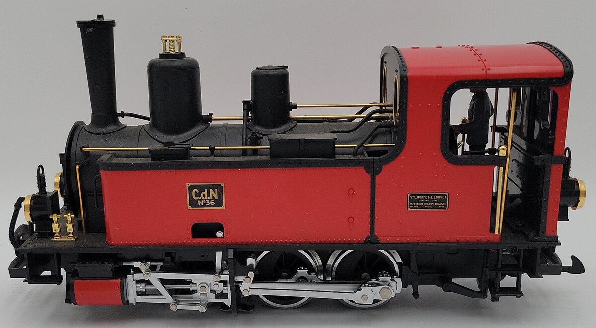 LGB 20790 G Scale Corpet-Louvet C.d.N. No. 36 Steam Locomotive EX/Box