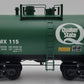 USA Trains R15220 G Gauge Quaker State Beer Can Tank Car (Metal Wheels) EX/Box