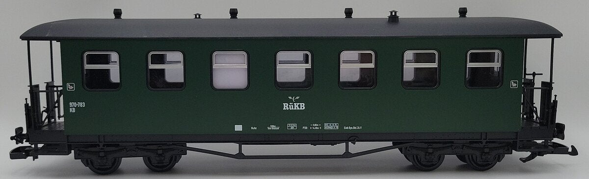 LGB 35354 G Scale Rugen Passenger Car #970-783 EX