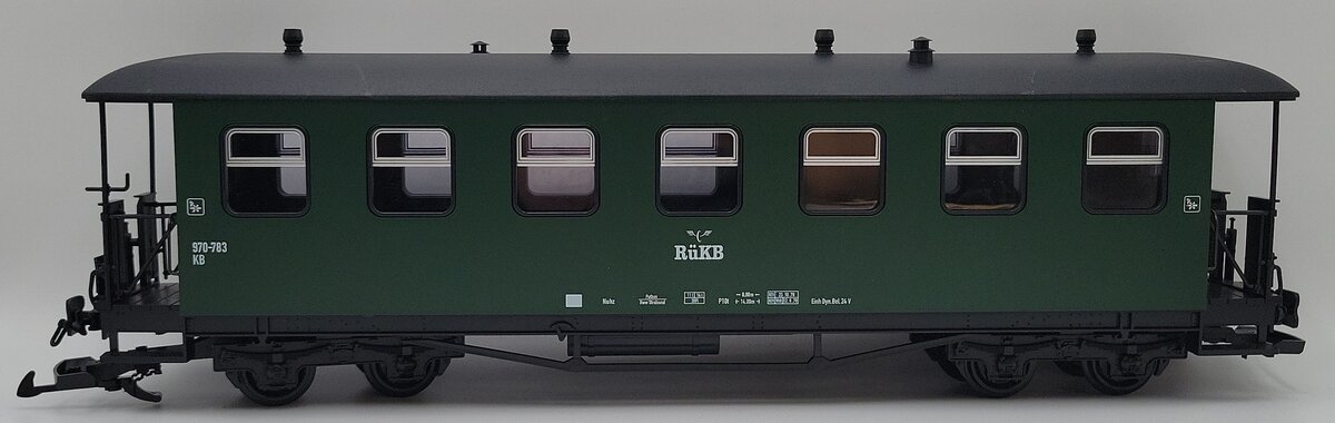 LGB 35354 G Scale Rugen Passenger Car #970-783 EX