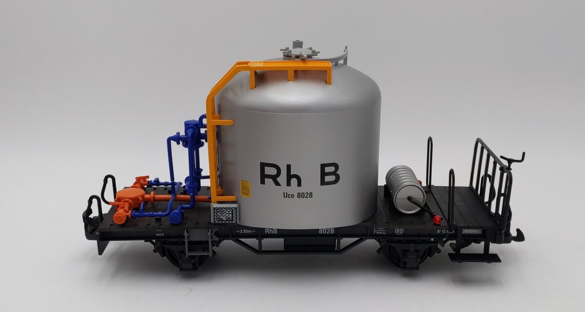 LGB 45254 RhB Cement Silo Car, Uce 8028 LN/Box
