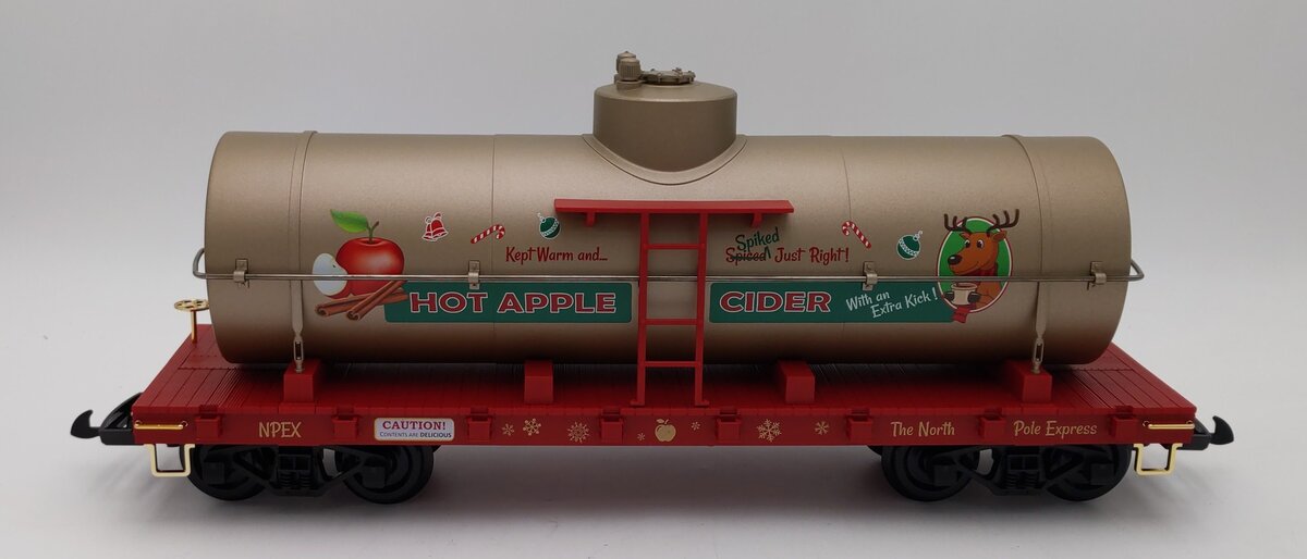Piko 38780 G Christmas Apple Cider Tank Car LN/Box