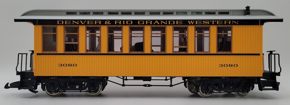 LGB 3080 G Scale Denver & Rio Grande Western Passenger Car [Metal Wheels] EX/Box