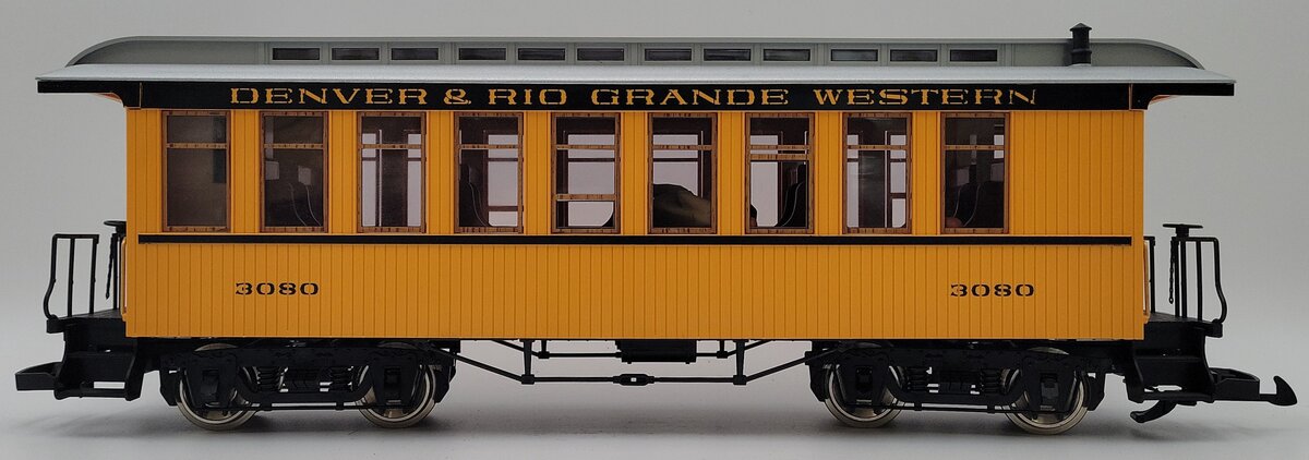 LGB 3080 G Scale Denver & Rio Grande Western Passenger Car [Metal Wheels] EX/Box