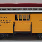 LGB 3084 D&RG Yellow & Silver Baggage Car w/ Custom Figure - Metal Wheels NIB