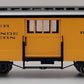 LGB 3084 D&RG Yellow & Silver Baggage Car w/ Custom Figure - Metal Wheels NIB
