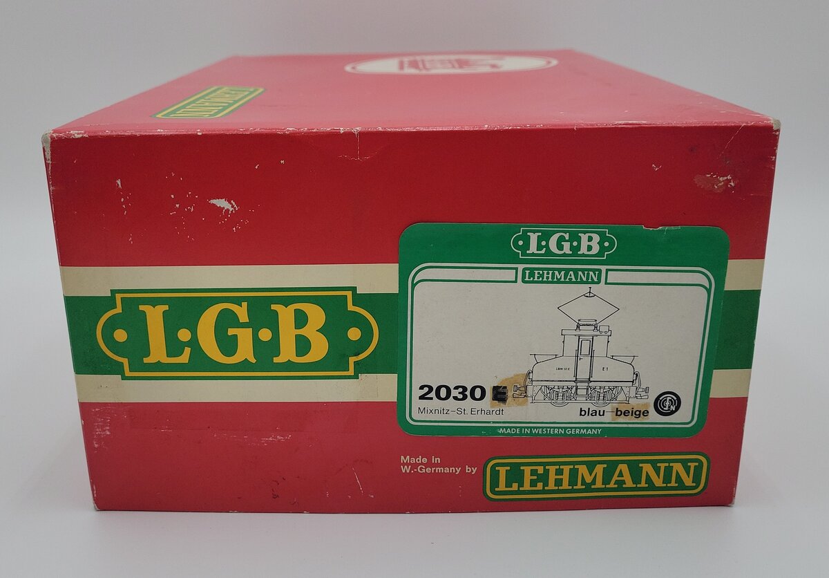 LGB 2030 E-1 Steeple Cab Electric Locomotive VG/Box