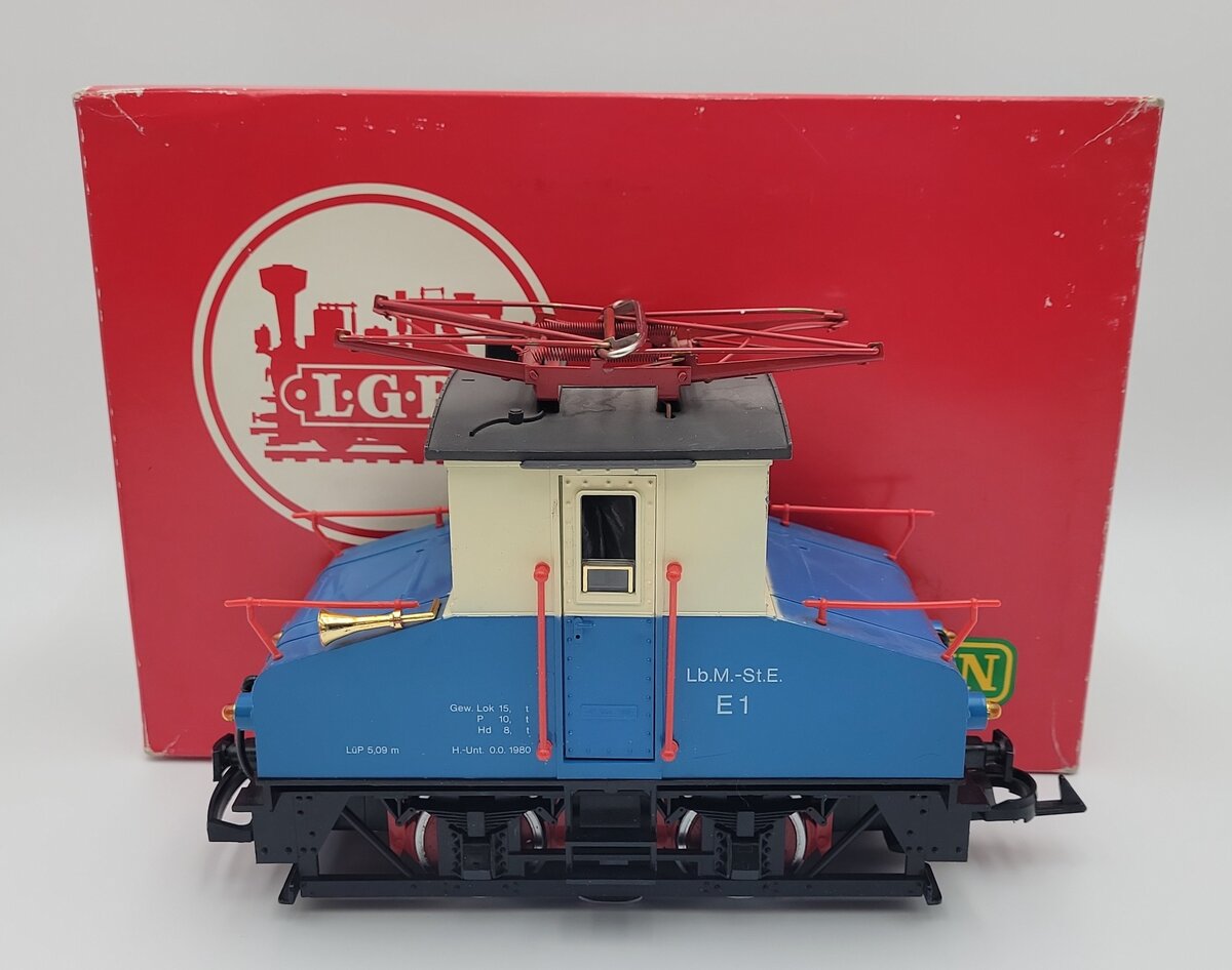 LGB 2030 E-1 Steeple Cab Electric Locomotive VG/Box