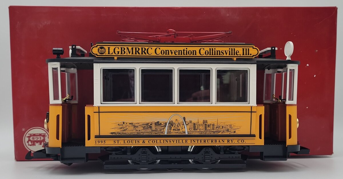 LGB 2035CT St.Louis & Collinsville Interurban Trolley EX/Box