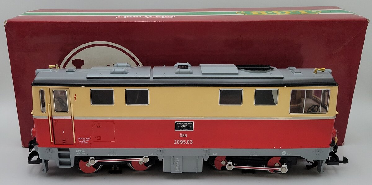 LGB 2096s G Scale OBB Diesel Locomotive w/Sound EX/Box