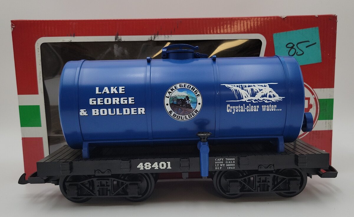 LGB 48401 G Lake George & Boulder Tank Car EX/Box
