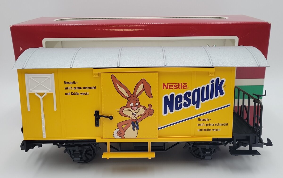 LGB 45280 G Scale Nestle Nesquik Short Boxcar LN/Box