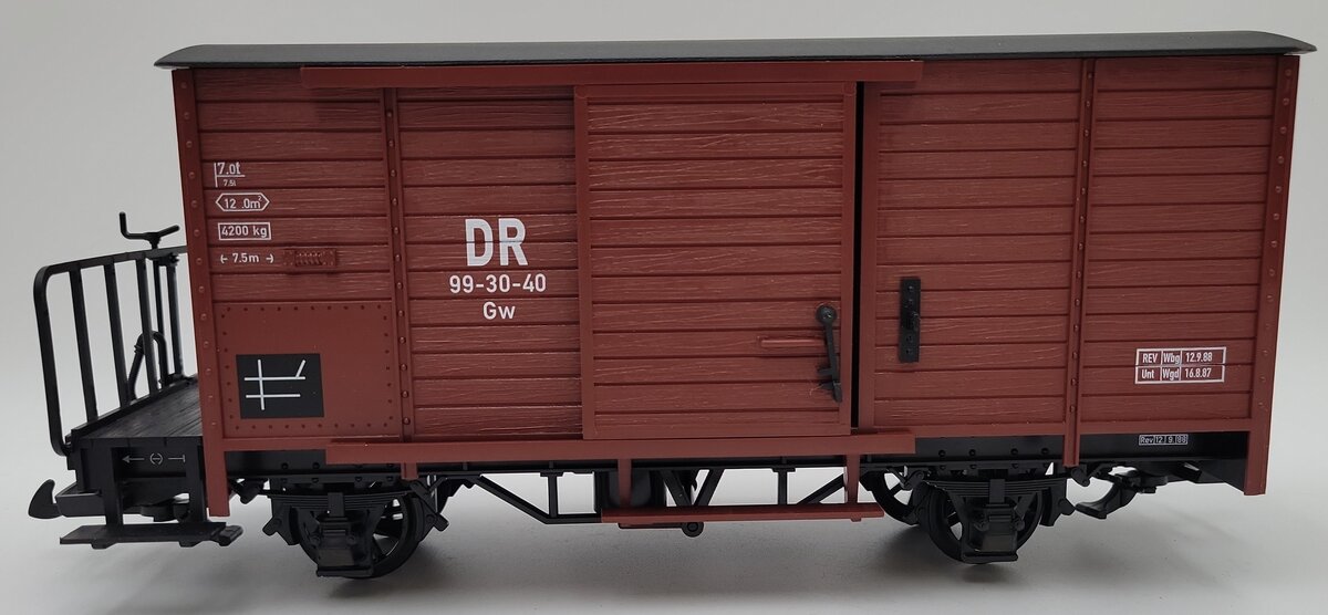 LGB 46353 G Scale DR Boxcar EX/Box
