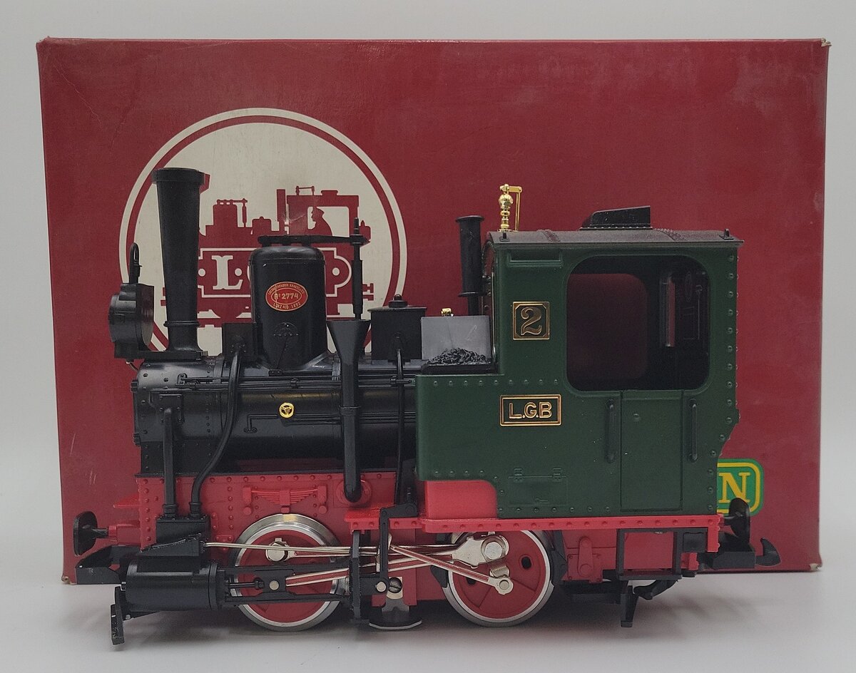 LGB 2010D G Scale 0-4-0 Stainz Steam Locomotive EX/Box