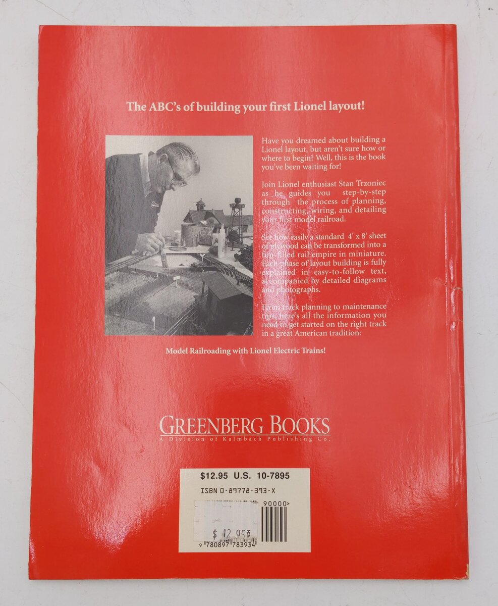 How to Build Your First Lionel Layout Paperback Book By Stanley W. Trzoniec VG
